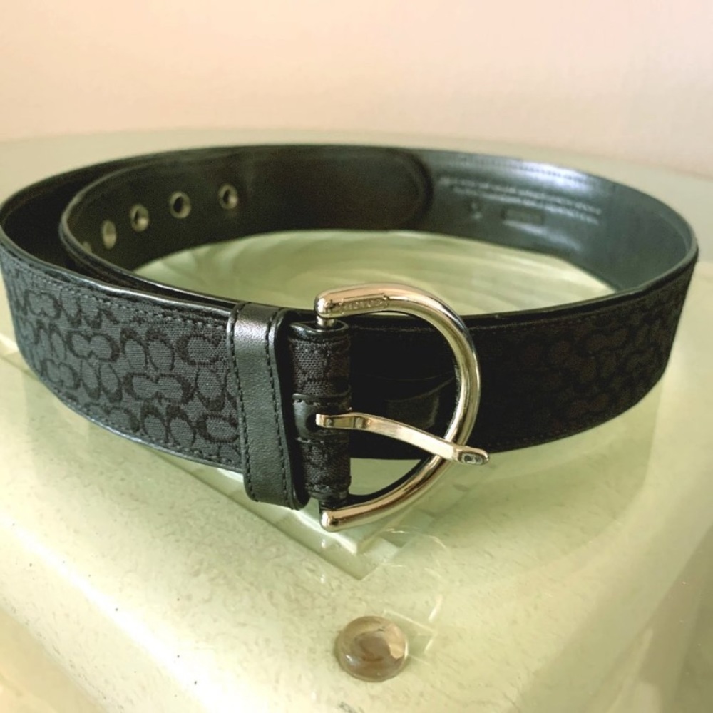 COACH leather belt